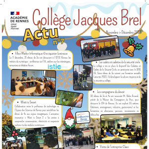 Collège Jacques Brel Actu 7