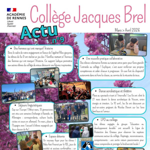 Collège Jacques Brel Actu n°9