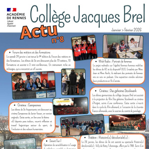 Collège Jacques Brel Actu 8