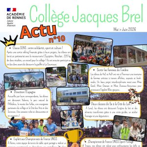Collège Jacques Brel Actu n°10